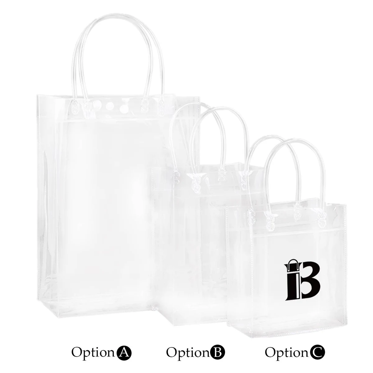 Custom Clear Transparent Gift Bag 1