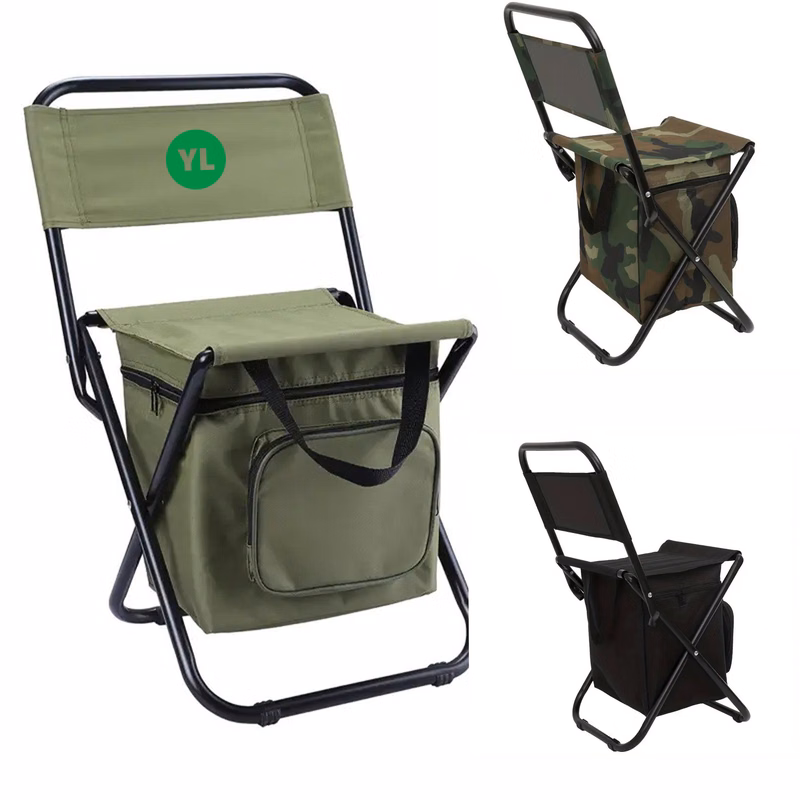 Portable 3-in-1 Folding Chair - Cooler Bag Included