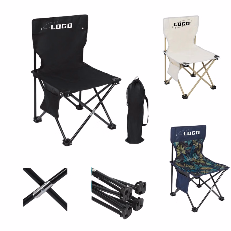 Oxford Folding Chair Portable Stool With Storage Bag