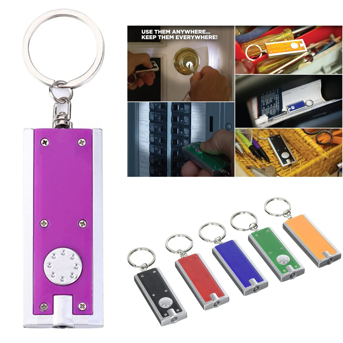 Powerful LED Keychain Light 1