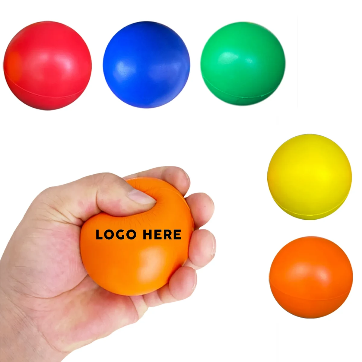 Rubber Pure Color High Bounce Balls Toys 1