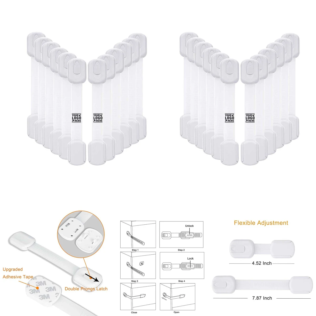 Baby Proofing Cabinet Strap Locks 1