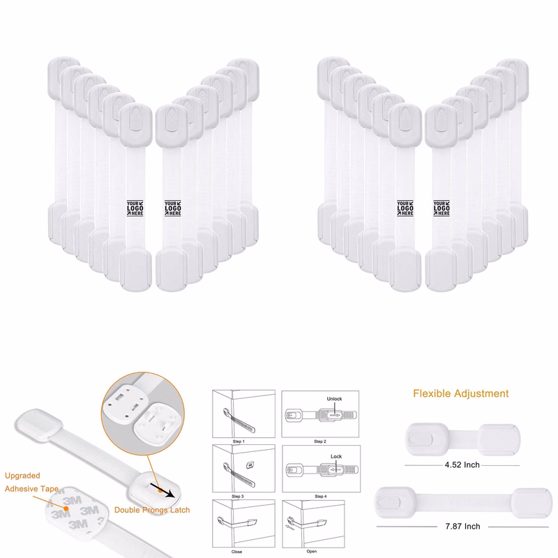 Baby Proofing Cabinet Strap Locks