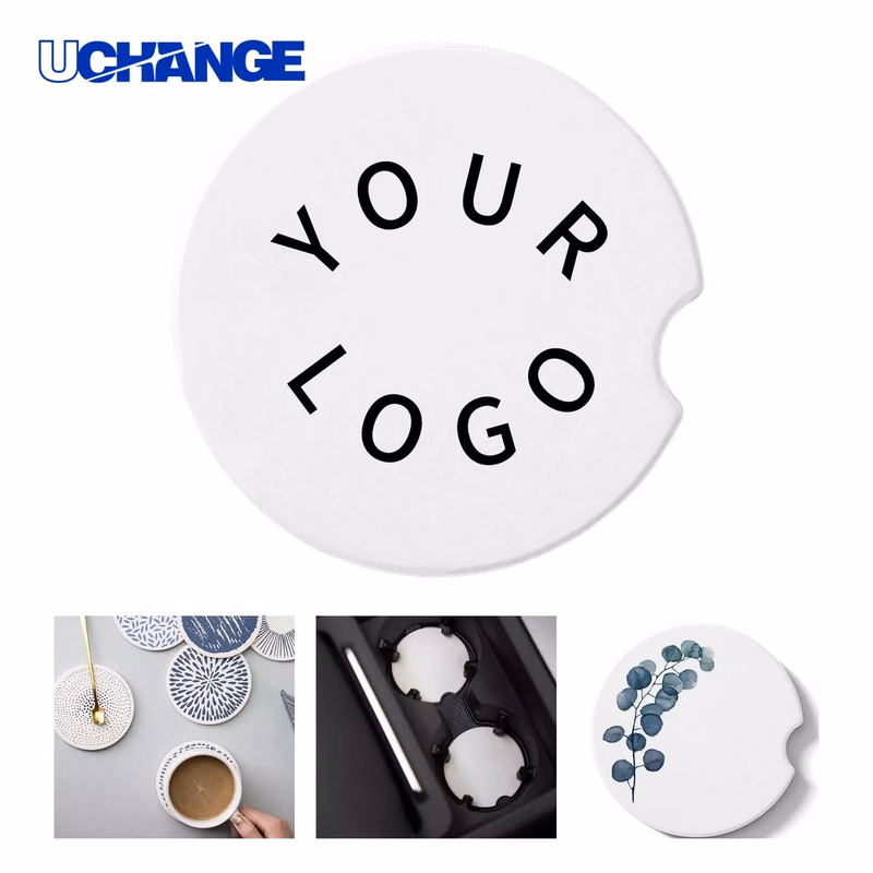 Ceramic Car Cup Coaster for Cup Holders