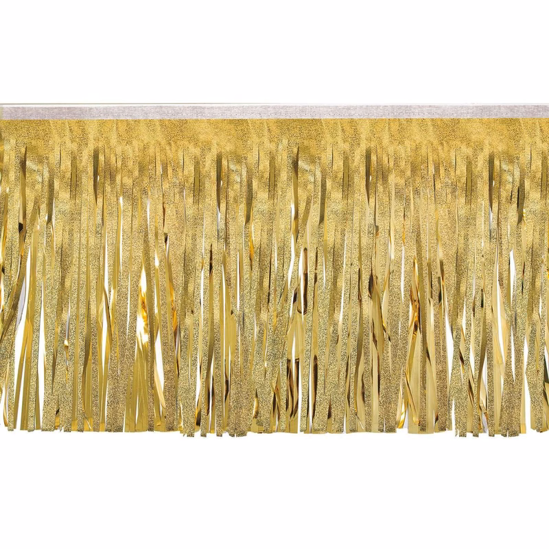 Victory Corps™ Embossed Gold & Metallic Gold Fringe (15")