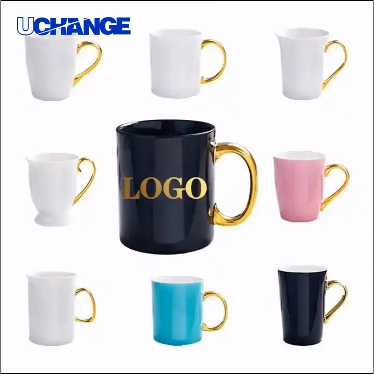Round Ceramic Coffee Mug Drinkware for Home Kitchens & Office Use
