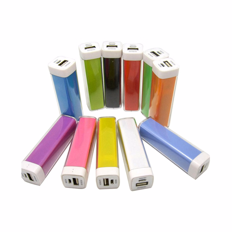 Acrylic Galaxie USA Decorated Power Bank with Cable