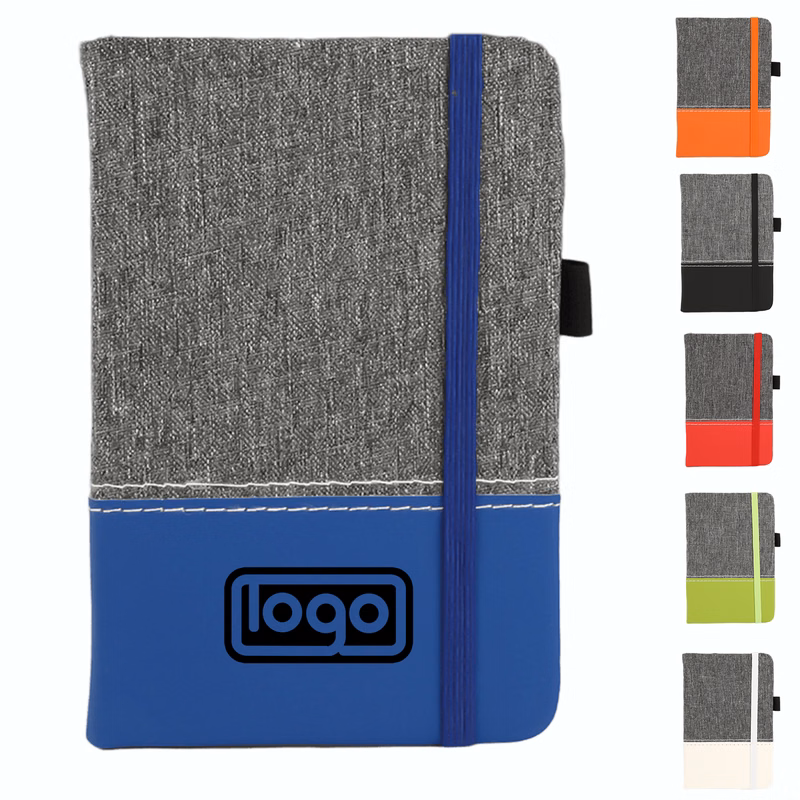 A6 Creative Fabric PU Patchwork Notebook