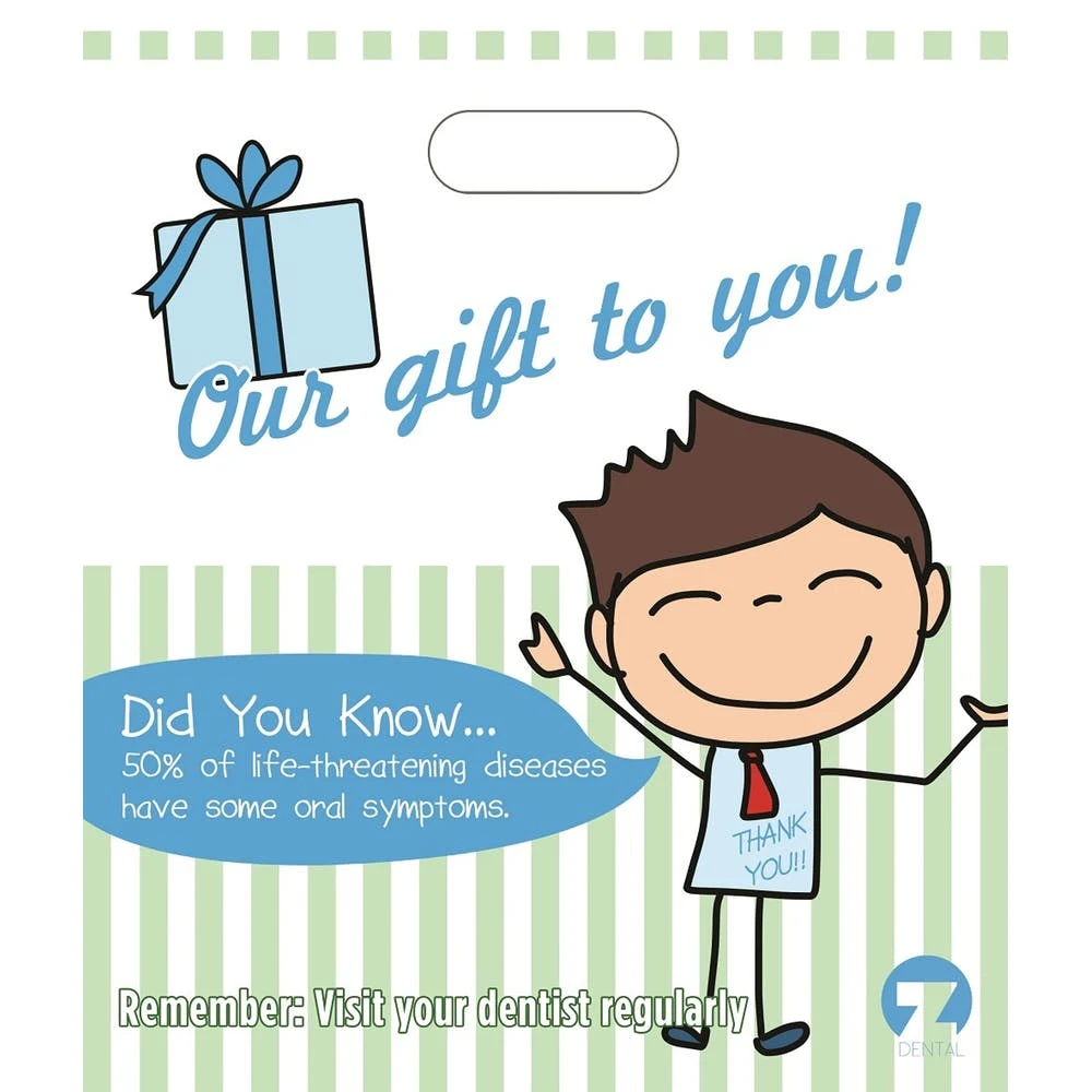 Dental Gift Bags - Assorted Fun Facts 1