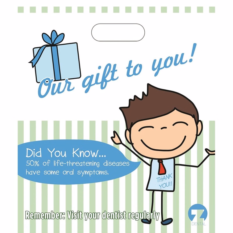 Dental Gift Bags - Assorted Fun Facts