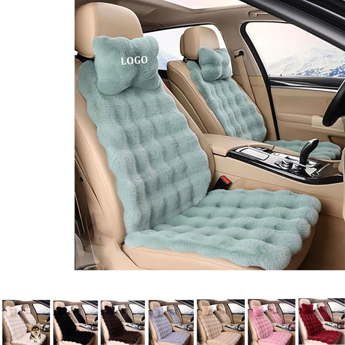 Plush Car Seat 1