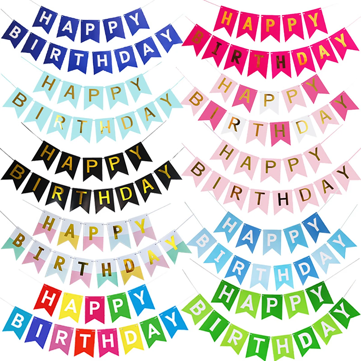 Happy Birthday Party Banner 1