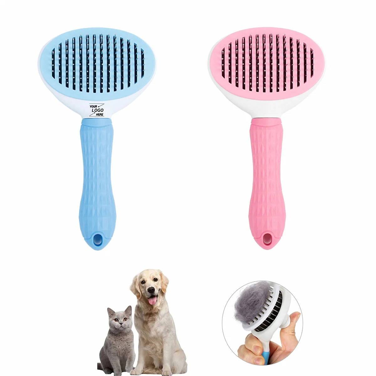 Dog and Cat Stainless Steel Grooming Comb Brush for Pet Hair Removal 1
