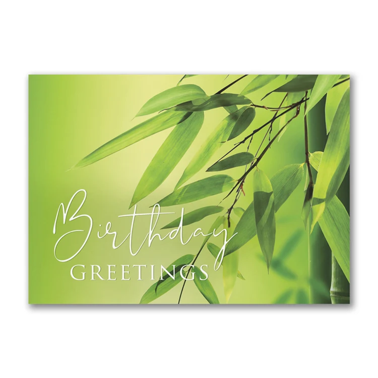 Birthday Greenery Card 1
