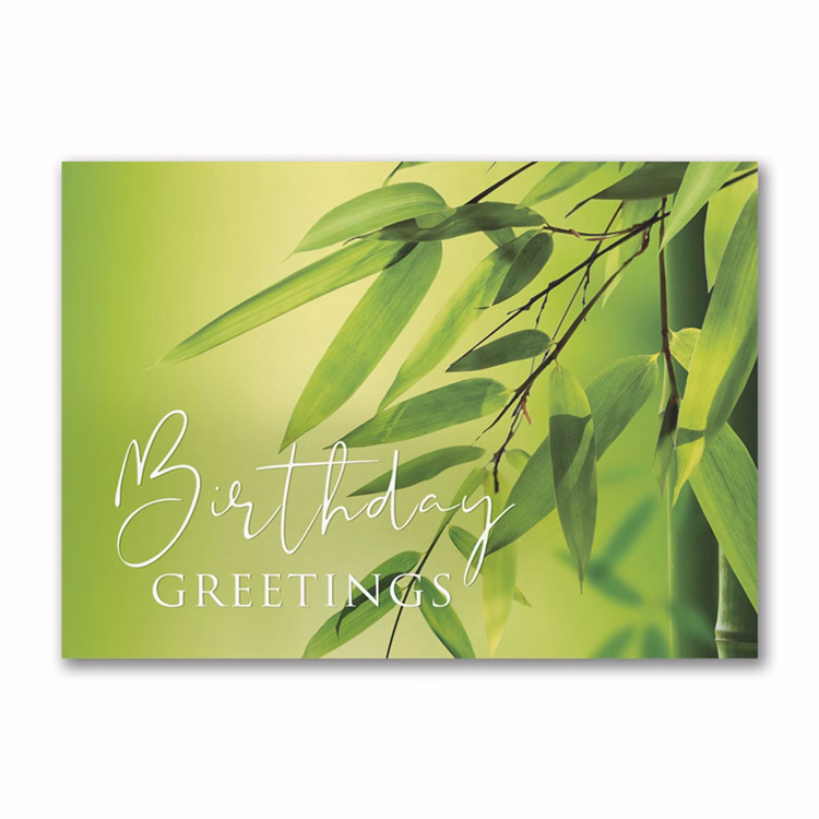 Birthday Greenery Card