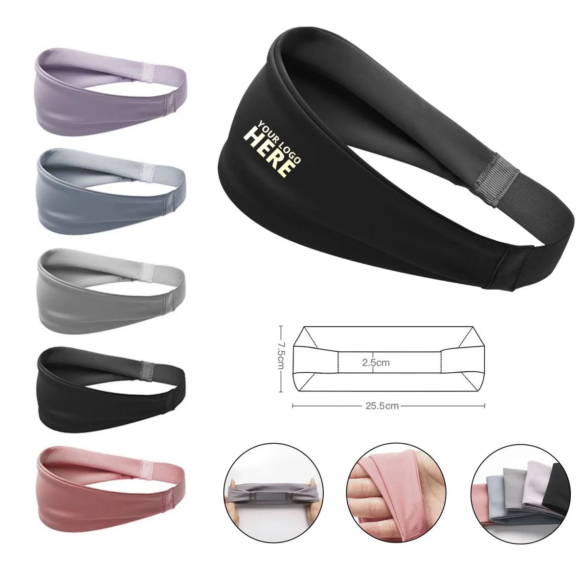 Unisex Sweat Sport Headband 1