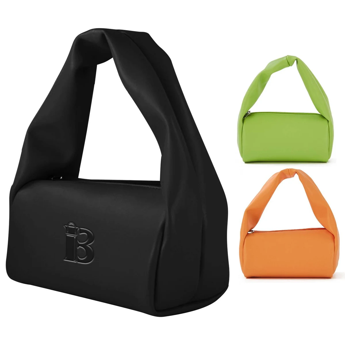 PU candy colored hand makeup bag 1