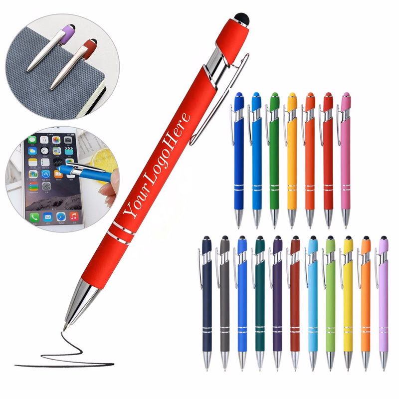 2 in 1 Stylus Ballpoint Pen with Clip