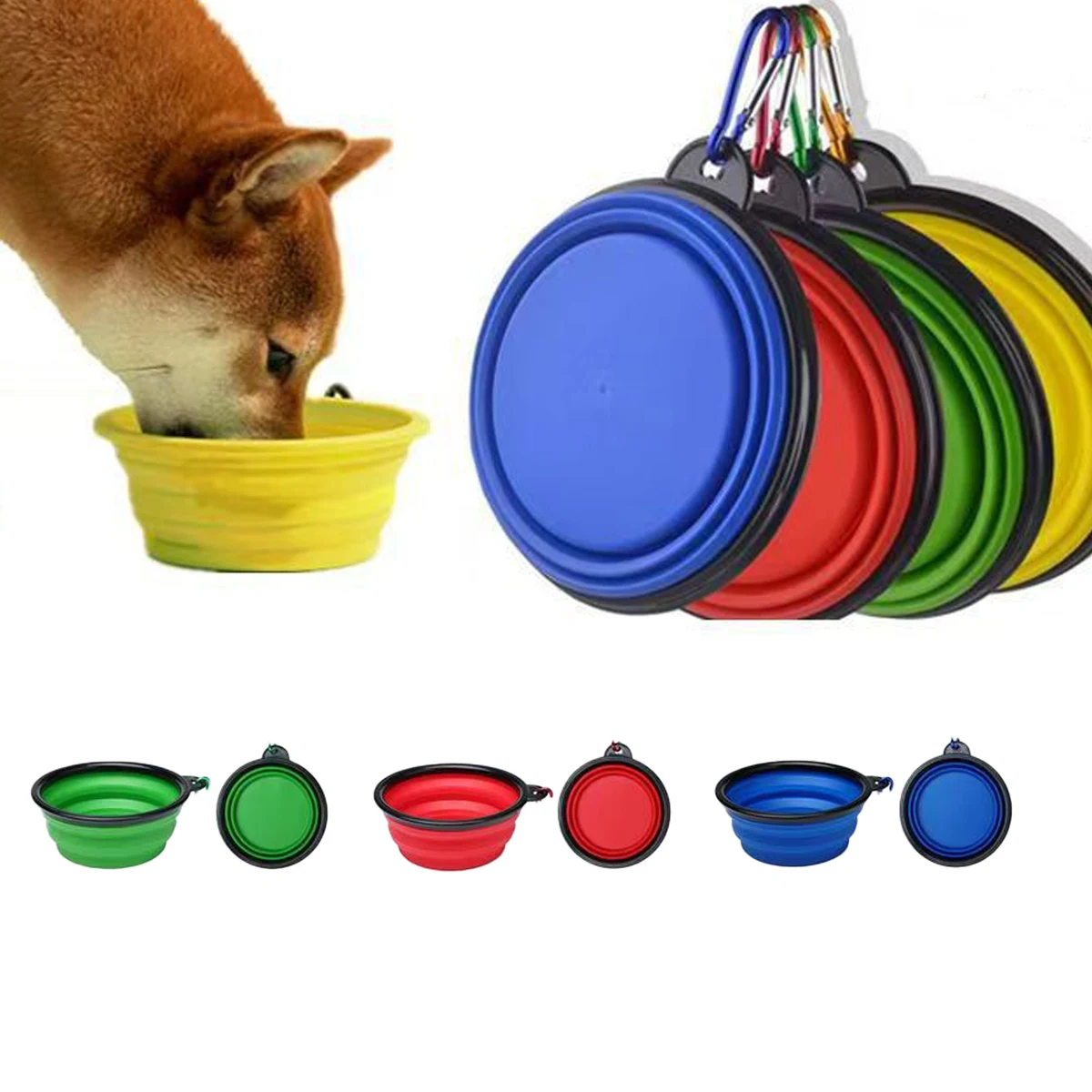 Dog Bowl Pet Collapsible Bowls 1
