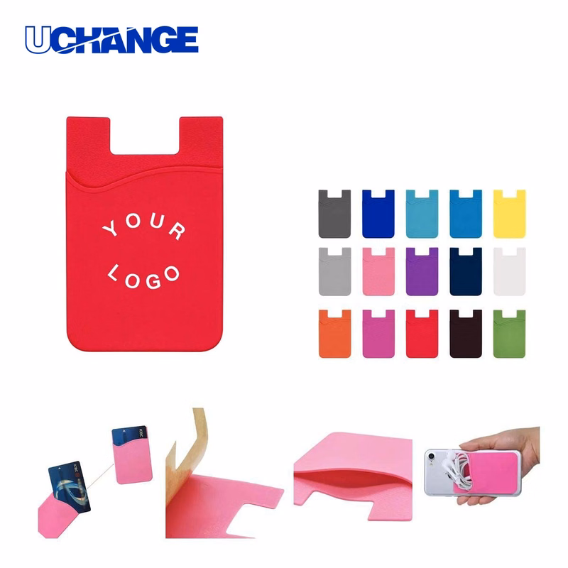 Silicone Phone Wallet Non Slip Card Holder