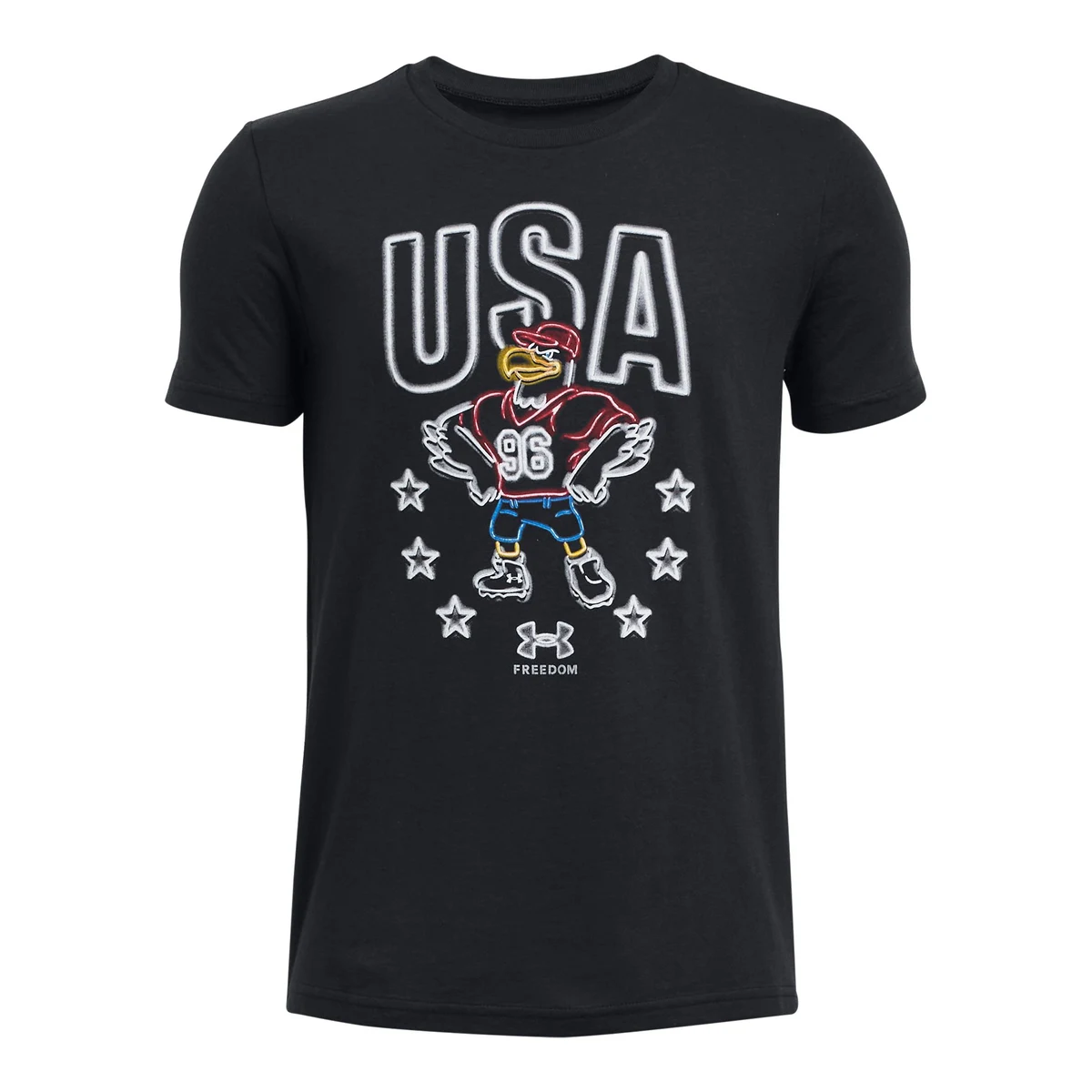 UA Freedom Energy Graphic Boys' Short Sleeve, custom youth shirt with logo imprint 1