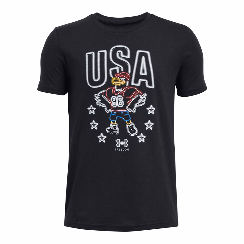 UA Freedom Energy Graphic Boys' Short Sleeve