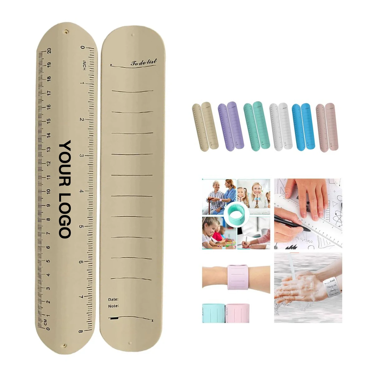 Silicone Reminder Bracelet for Daily Notes 1