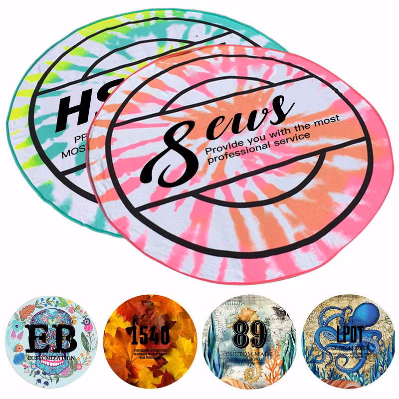 Microfiber Round Beach Towel
