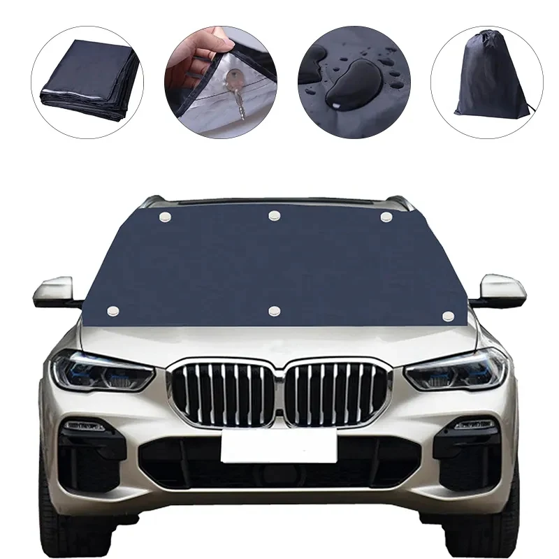 Snow Shield Magnetic Windshield Cover 1