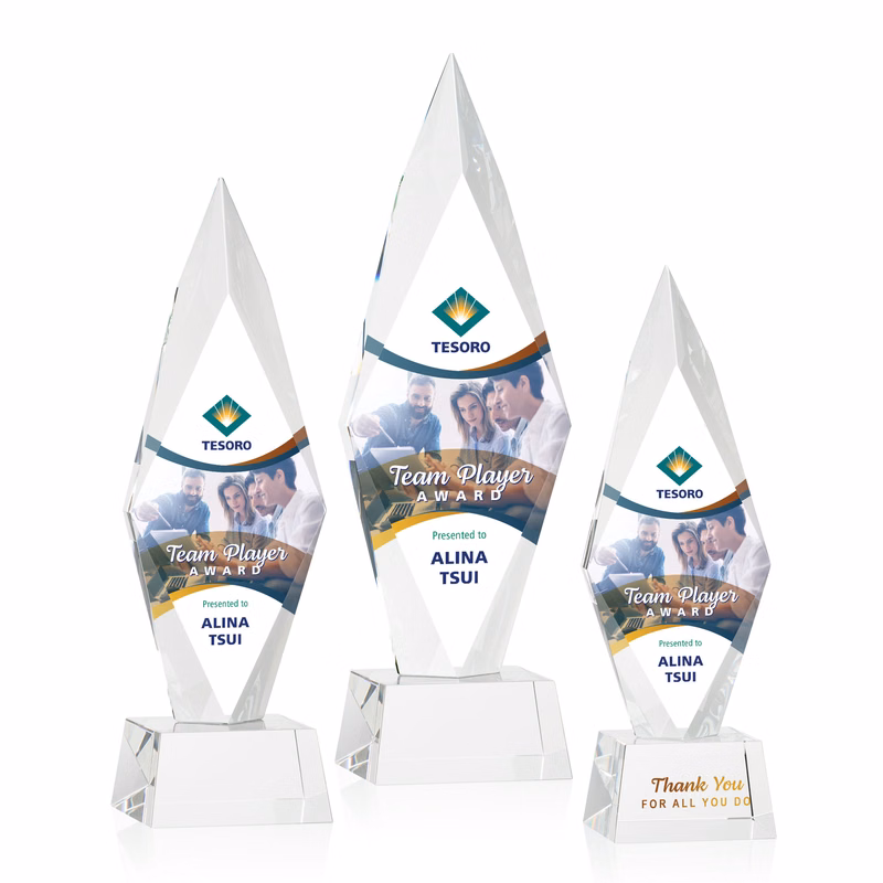 Manilow VividPrint™ Award on Robson Base - Clear