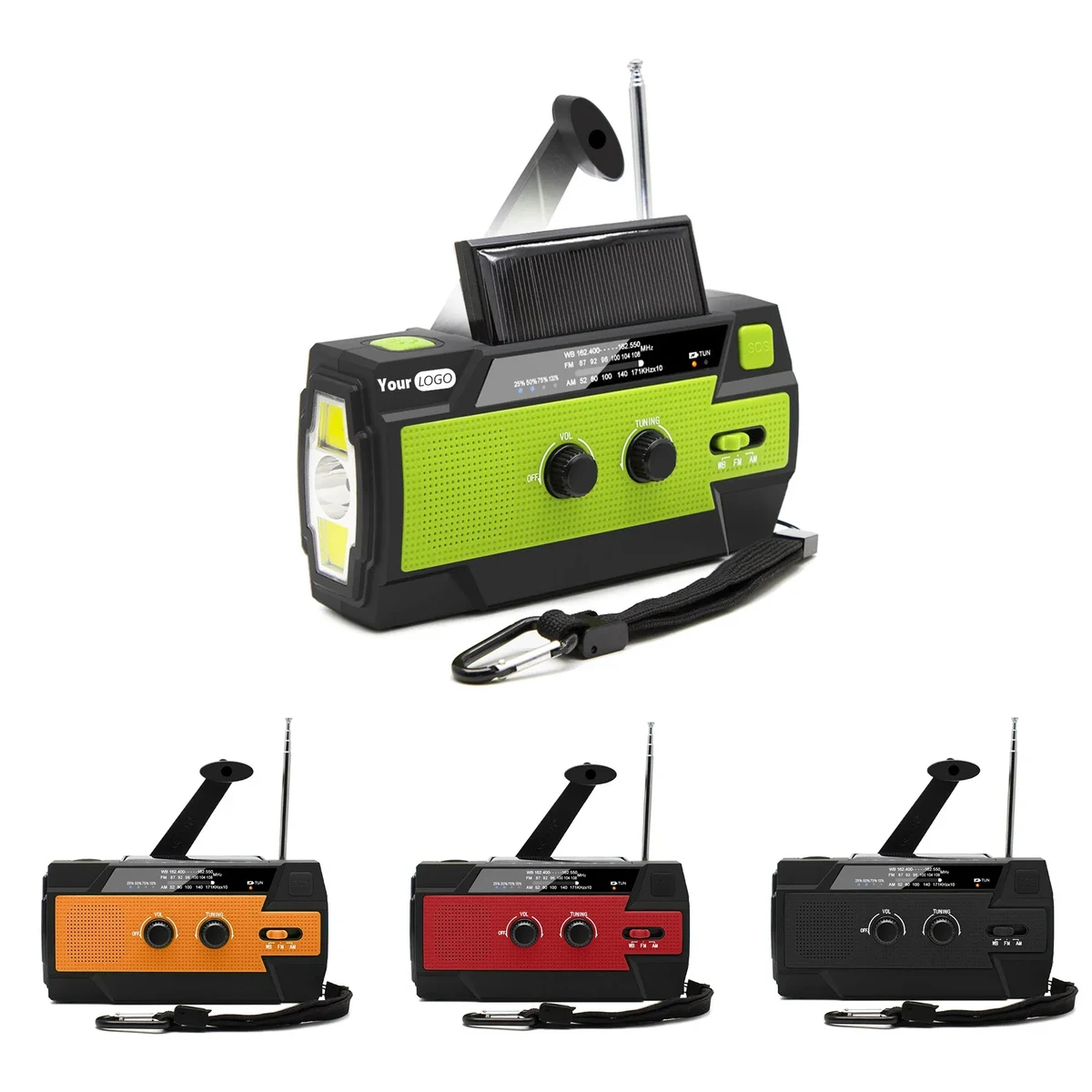 ABS Outdoor Multifunctional Emergency Hand Cranked Radio 1