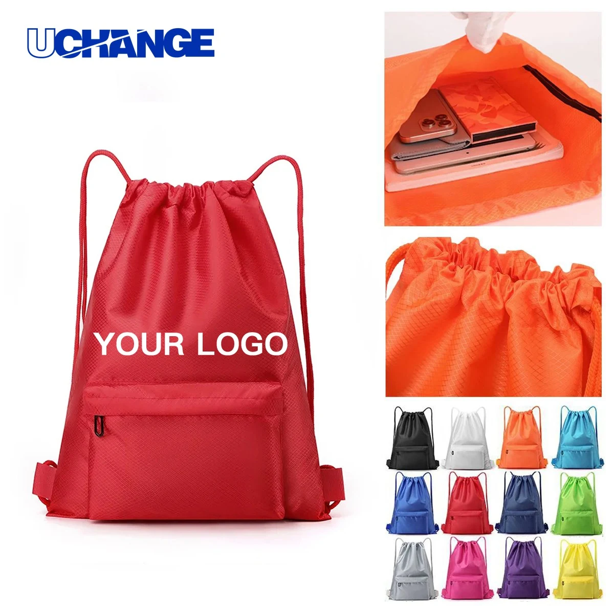 Gym Backpack Bag Nylon Sports with Multiple Compartments 1