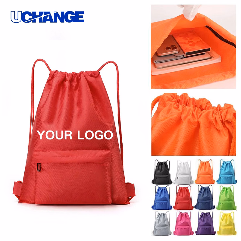 Gym Backpack Bag Nylon Sports with Multiple Compartments
