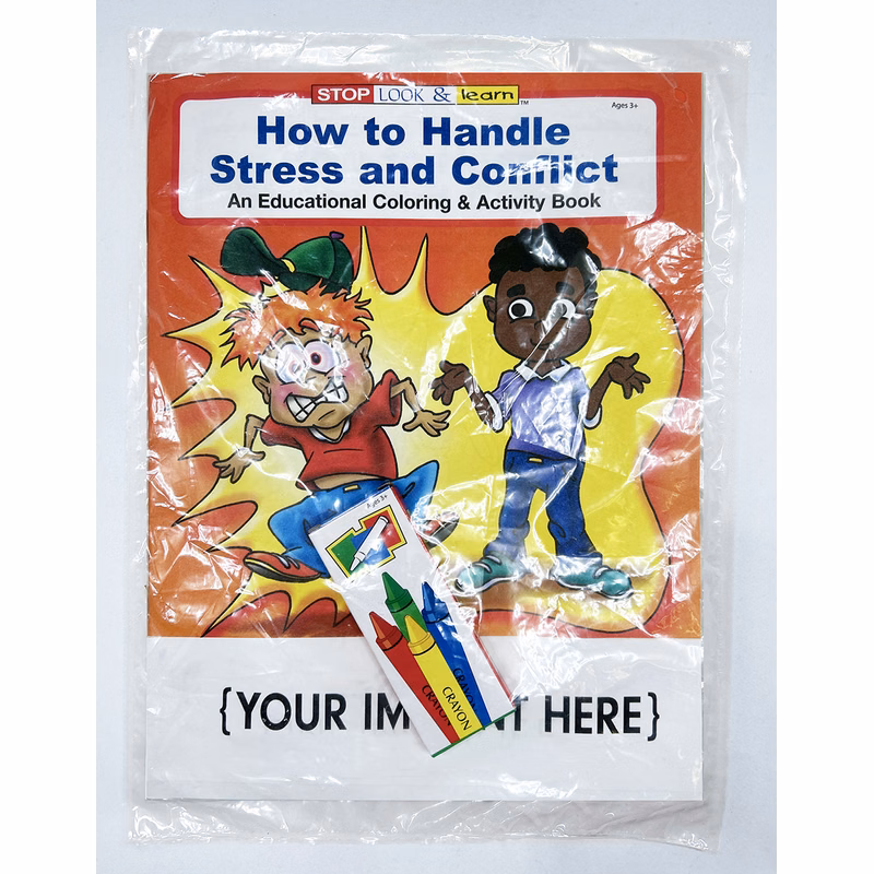COLORING SET - How to Handle Stress and Conflict Coloring Book Fun Pack