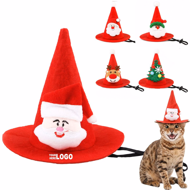 Santa Hat for Dog Christmas Party Dressup