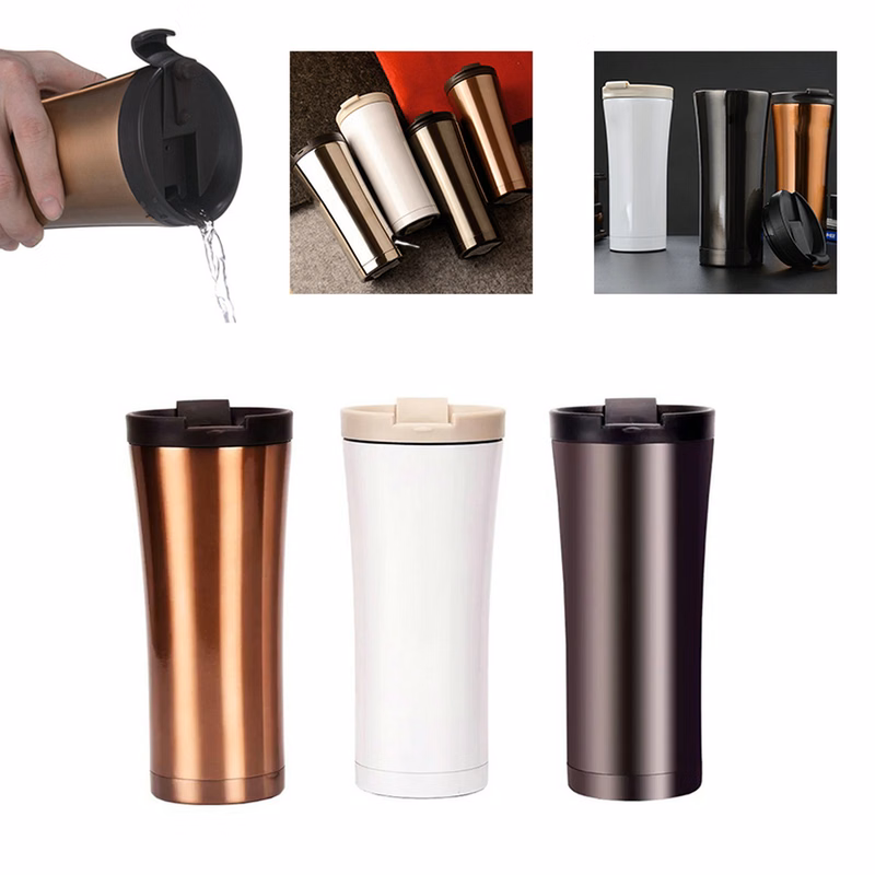 500ml Stainless Steel Vacuum Cup Car Mug Coffee Mug
