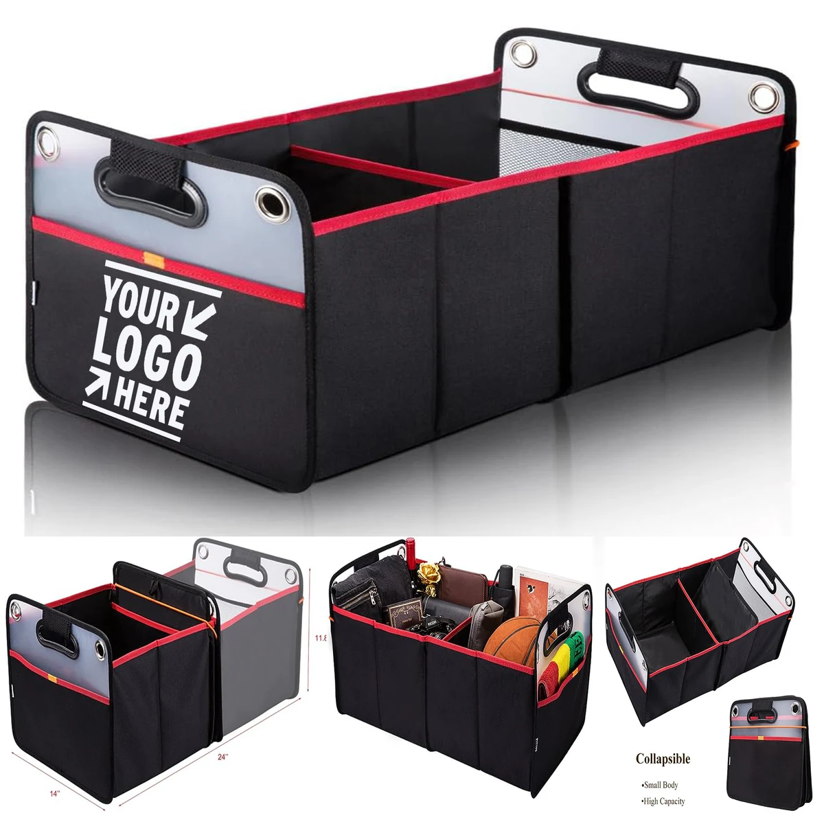 Collapsible Auto Car Trunk Home Office Storage Organizer Portable Grocery Cargo Container 1