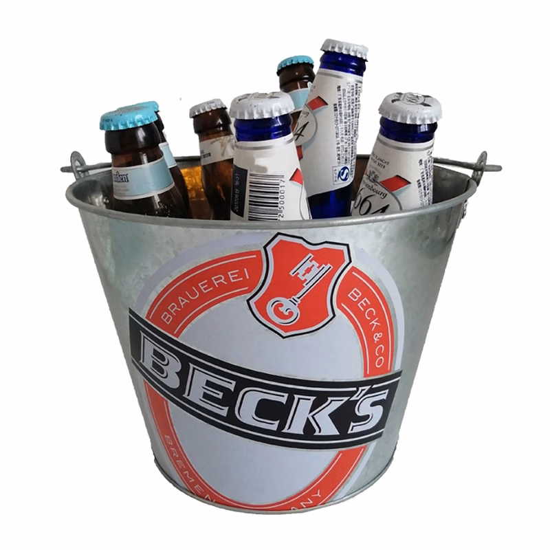 Galvanized Ice Bucket