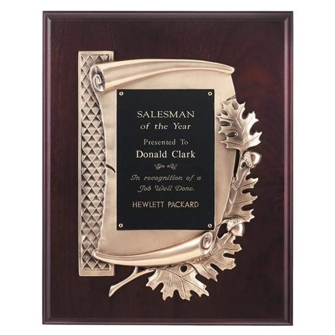 Oak Leaf Plaque 1