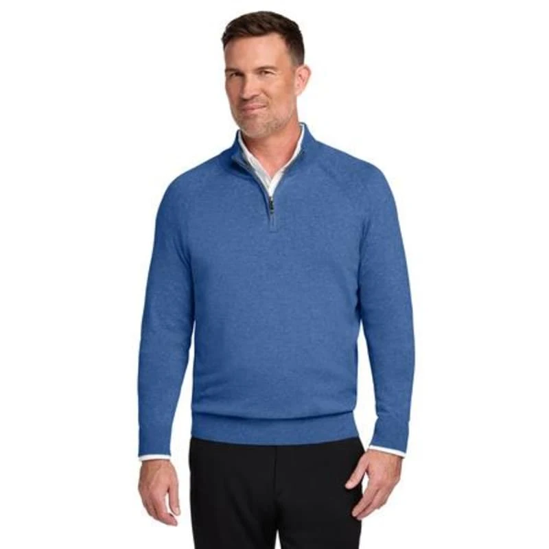 Brooks Brothers Cotton Stretch 1/4-Zip Sweater 1