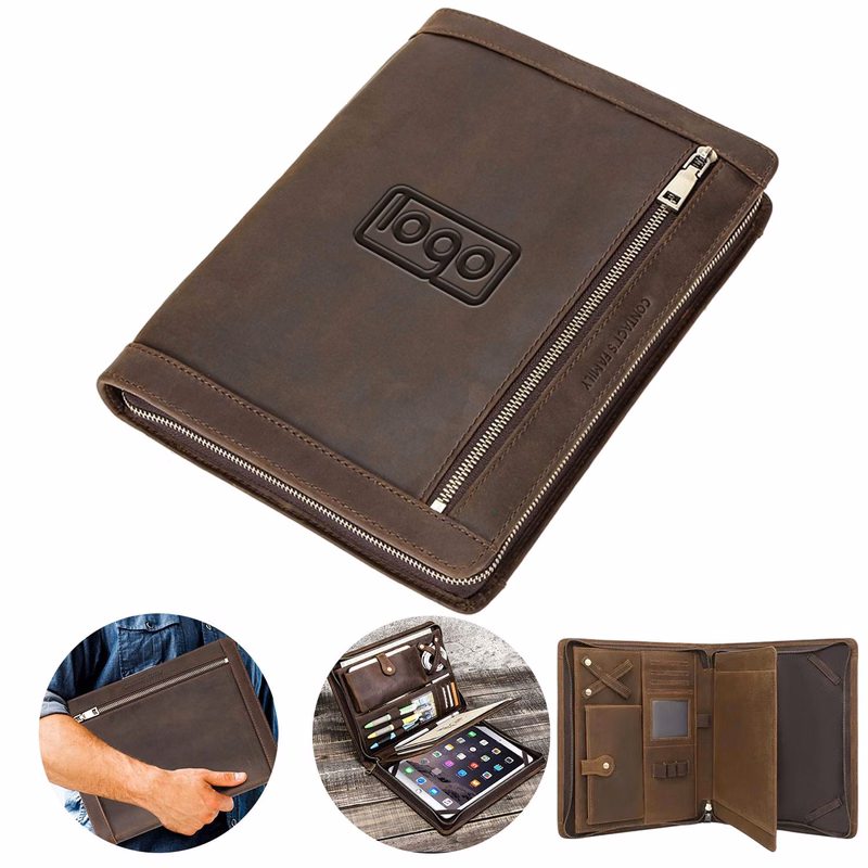 Business Case Genuine Leather Portfolio Organizer
