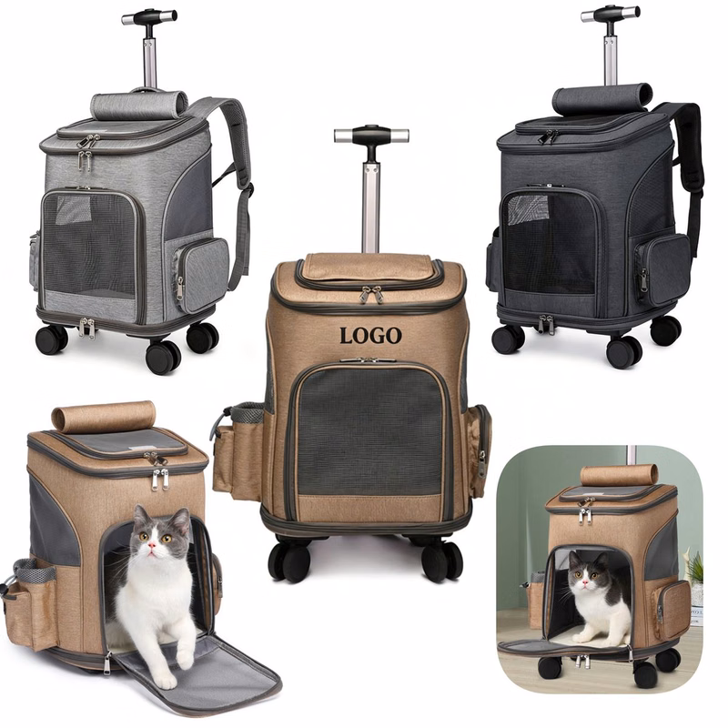 Pet Carrier Backpack With Wheels