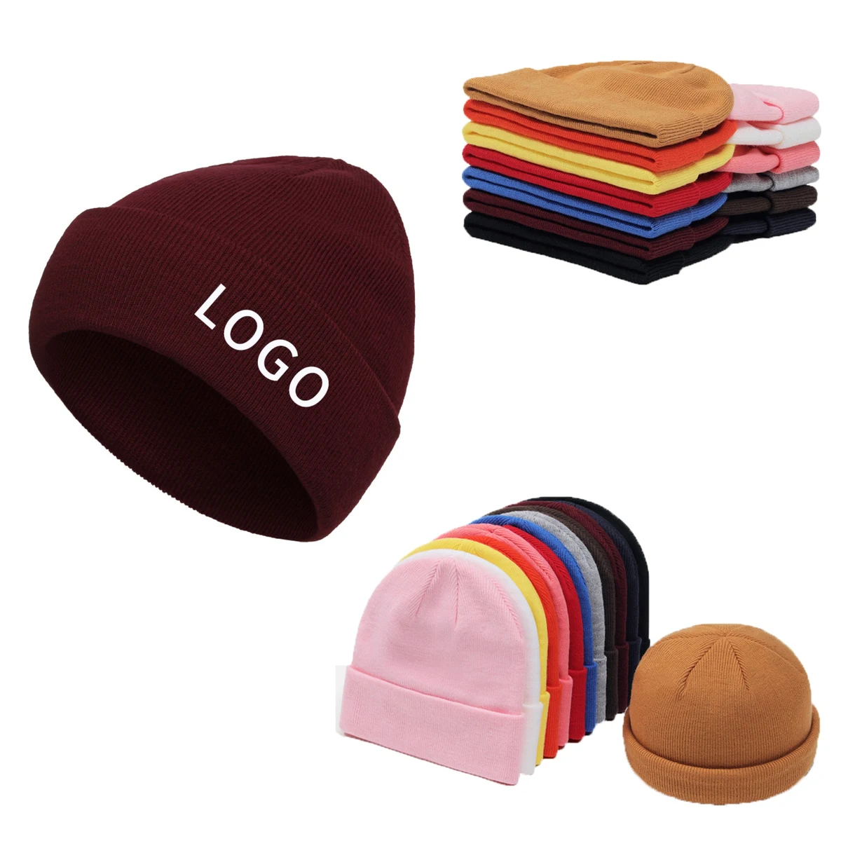 Customized versatile knitted hat 1