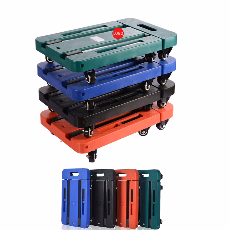 MOQ1 Folding Collapsible Flat Trolley