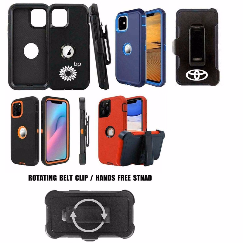 iBank ® iPhone 16 Pro Shockproof Case with Belt Clip and a kickstand