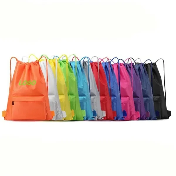 Drawstring Sport Bag Lightweight Gym Sackpack Tote for Work, School and Travel 1