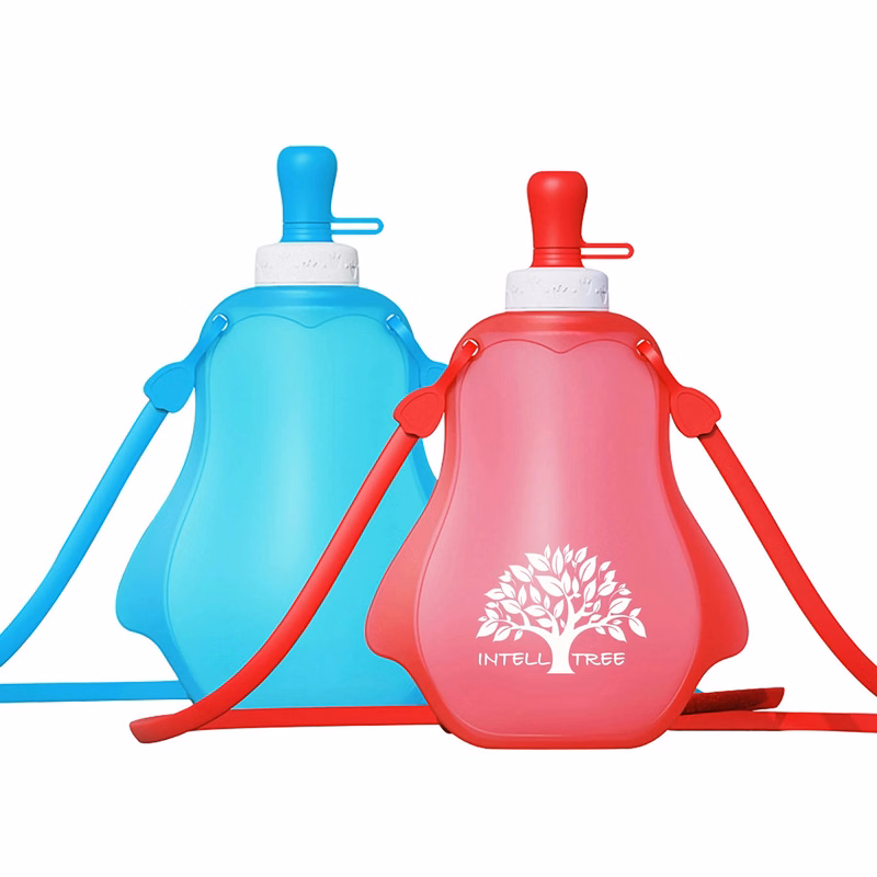 12 Oz Kids Use Collapsible Sports Water Bottle