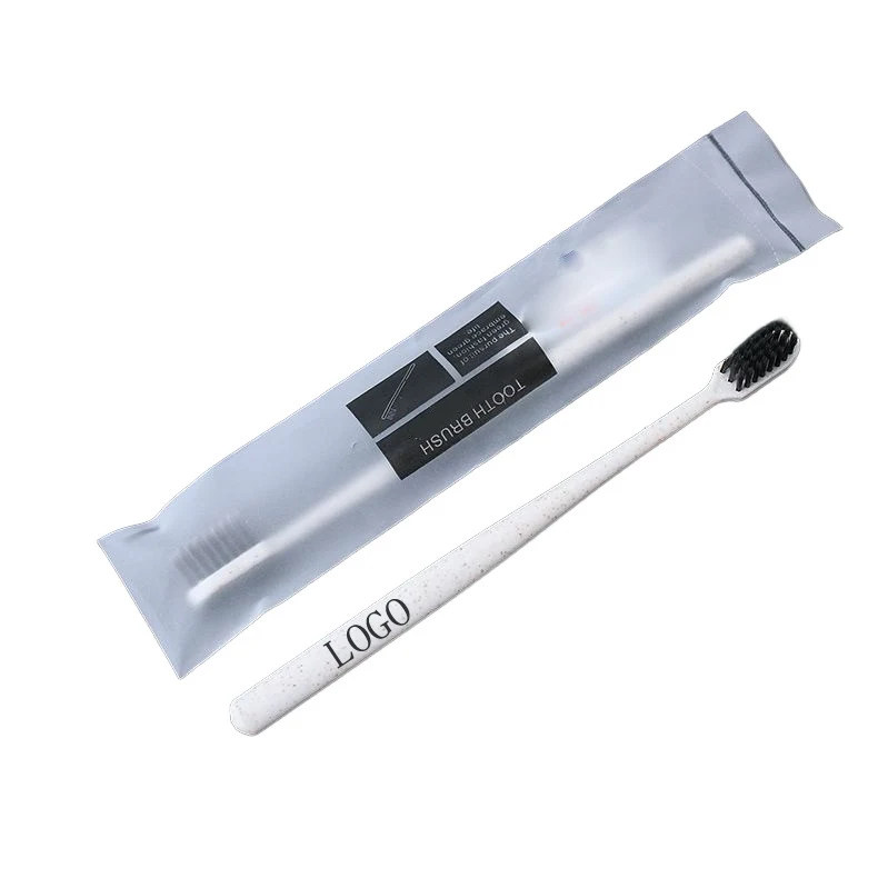 Hotel Supply Degradable Straw Toothbrush 1