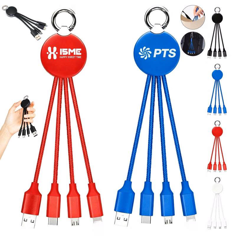 4-In-1 USB Cable Keyring