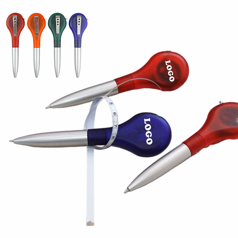 Custom Logo Tape Measure Pen Combo MOQ 50pcs
